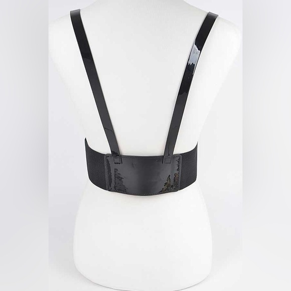 Plus Size Stallion II Western Leather Corset Harness Statement Belt - Picture 6 of 7